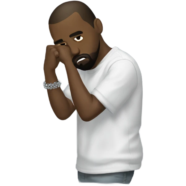 Kanye west dabbing emoji