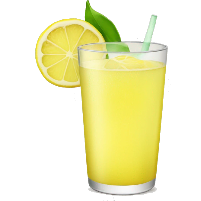 lemon drink emoji