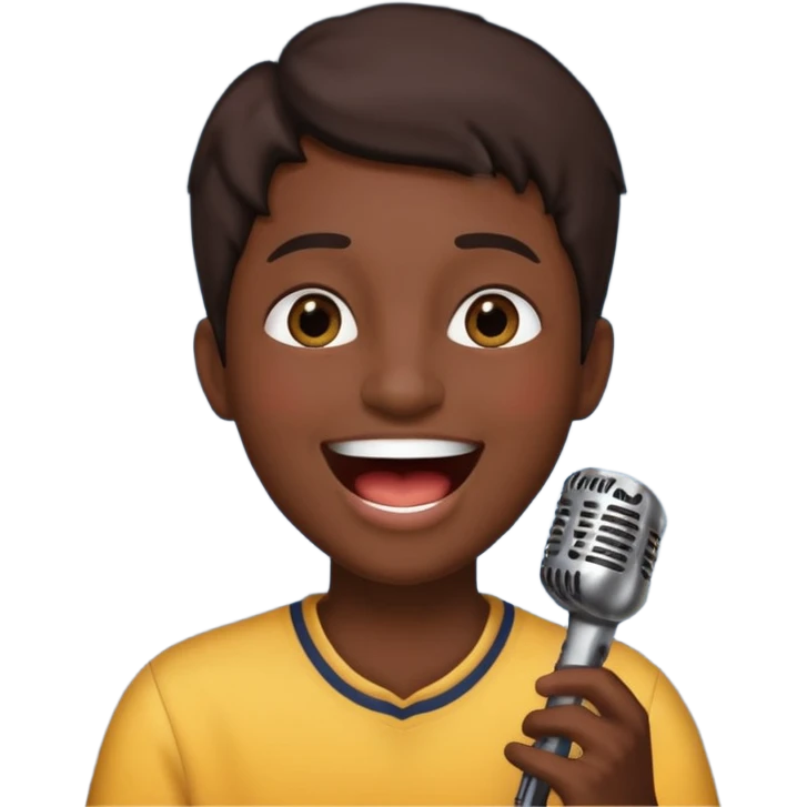 singer emoji emoji