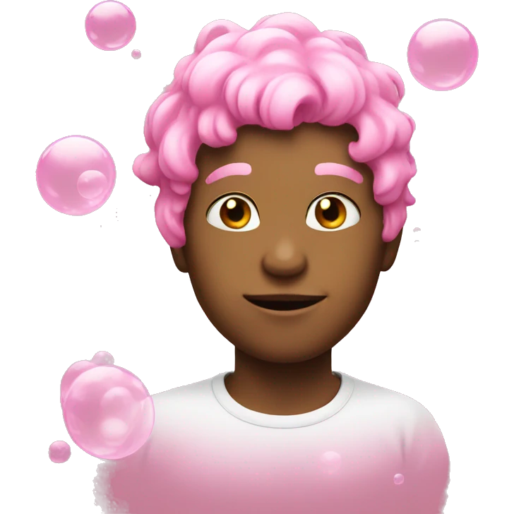pink bubbles emoji
