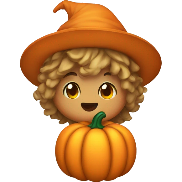 cute fall pumpkin  emoji