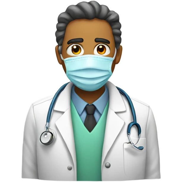 Doc whit cough emoji