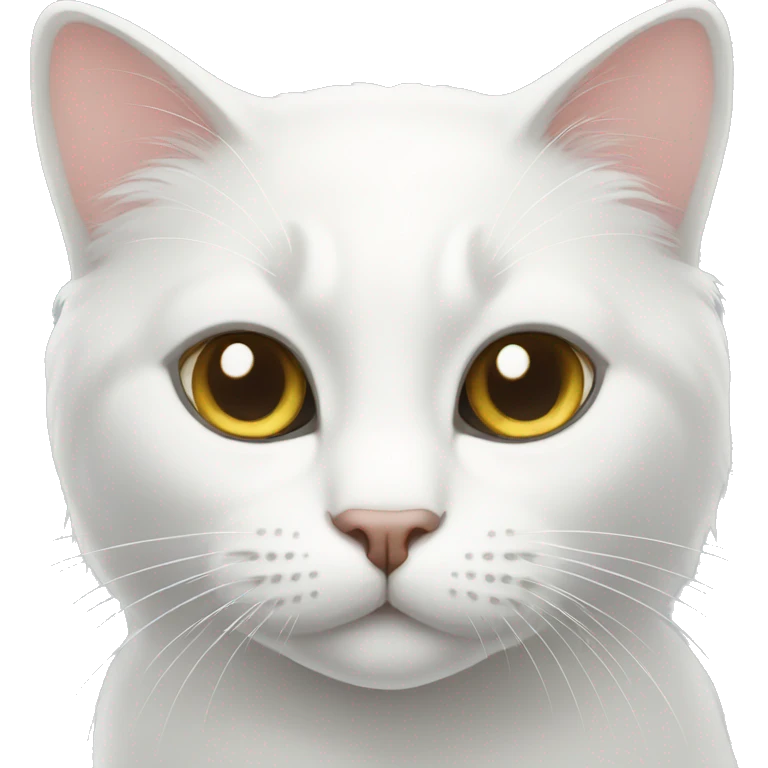 White cat emoji