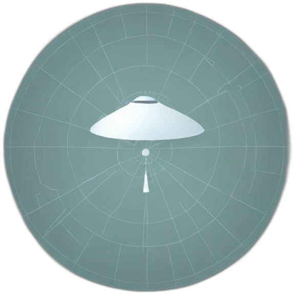 Radar circle searching emoji