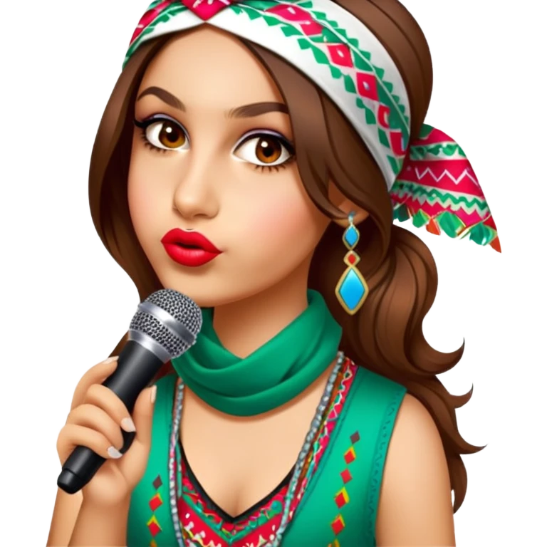 Colorful Singer emoji