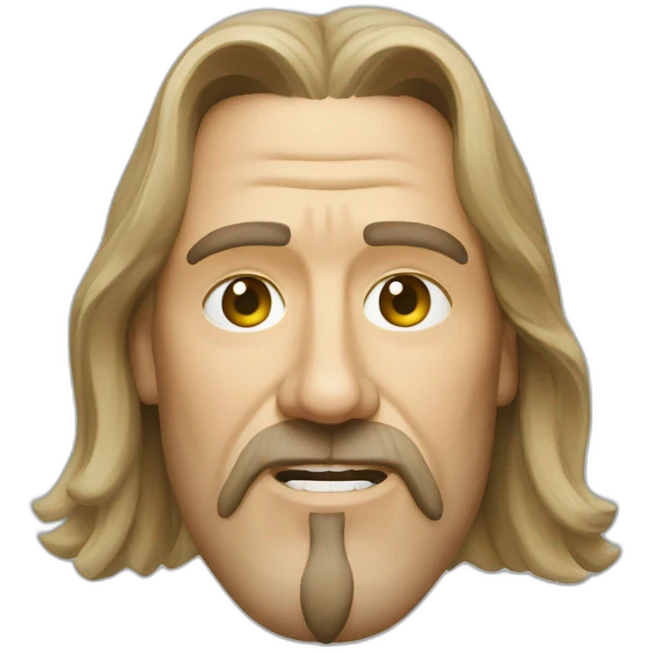 the big lebowski face emoji