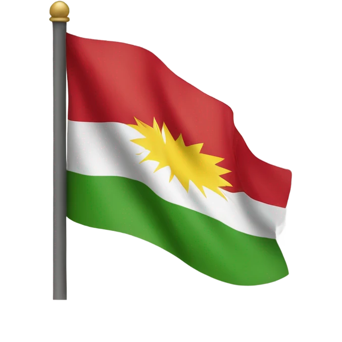 Kurdistan flag emoji emoji