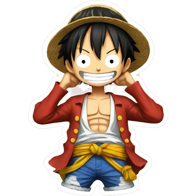 luffy, one piece emoji