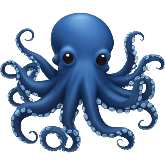navy blue octopus  emoji