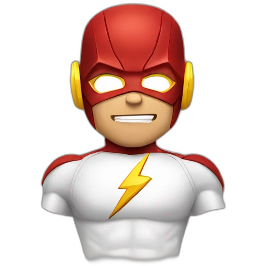 The Flash Super Hero emoji