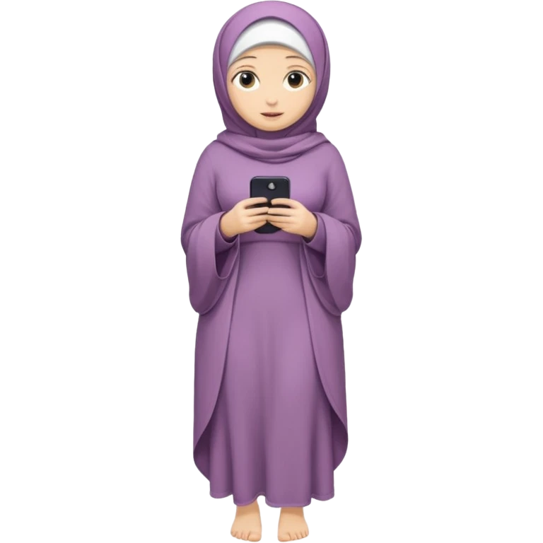 Girl hijab stand up full body and legs and big tits emoji