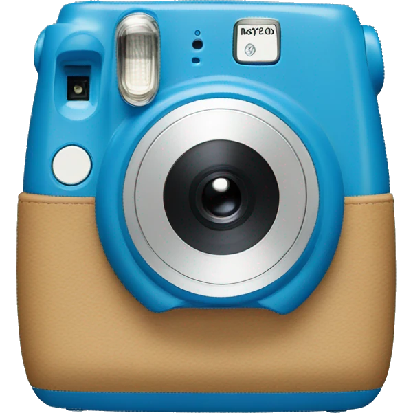 Blue instax mini  emoji