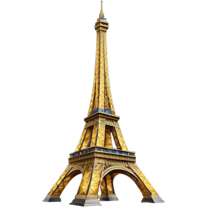 Eiffel Tower Night bright emoji