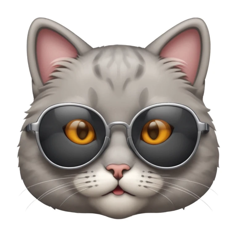Cat wearing sunglasses emoji