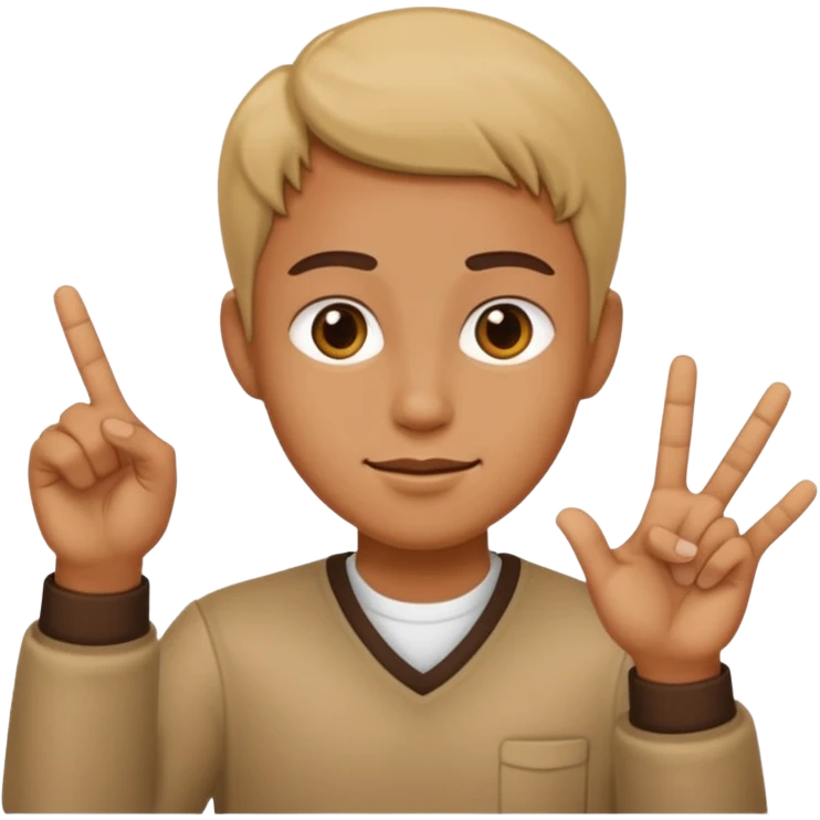 El hareketi olan nah emoji