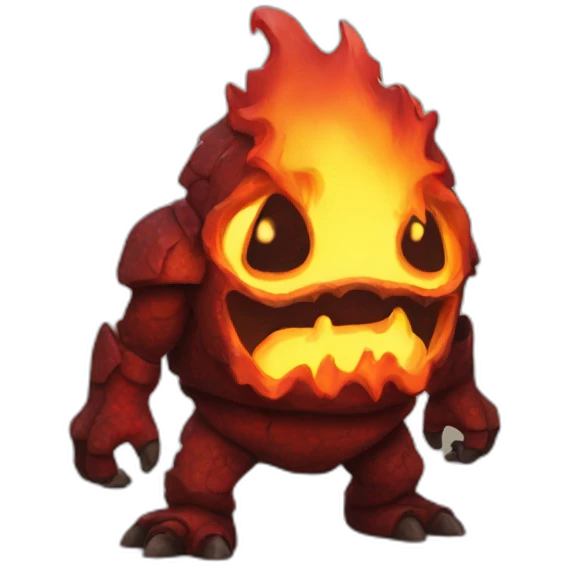 Fire golem emoji