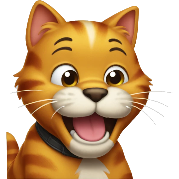 happy garfield  emoji