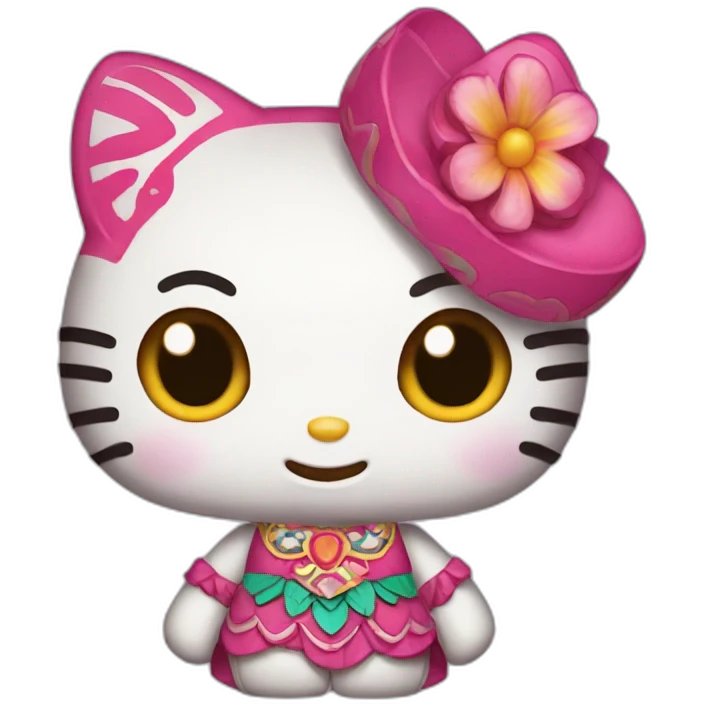 Hello Kitty mexicaine emoji