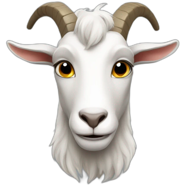 a superhero goat emoji