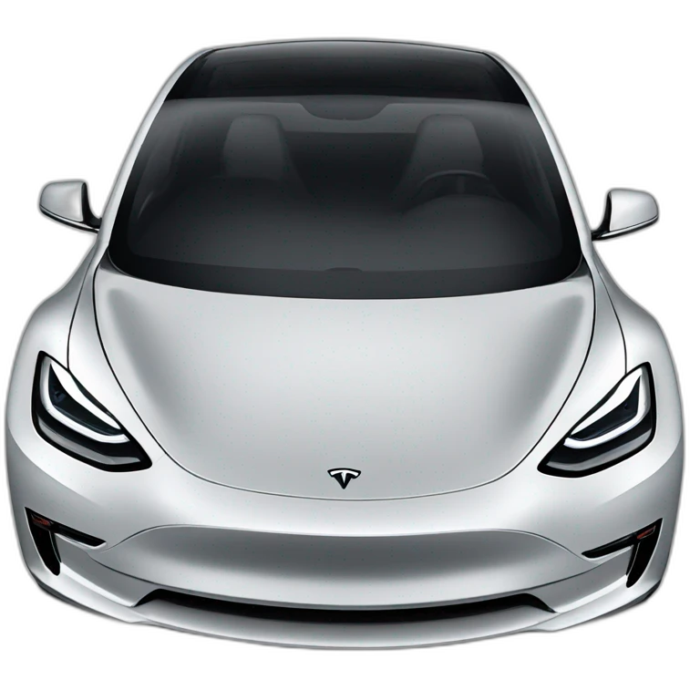 Tesla model 3 emoji