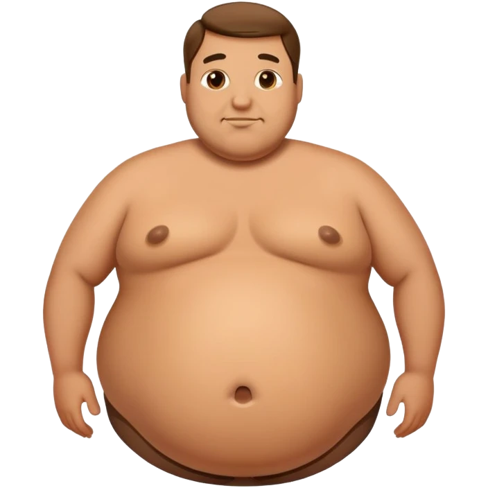 Koca göbekli adam emoji