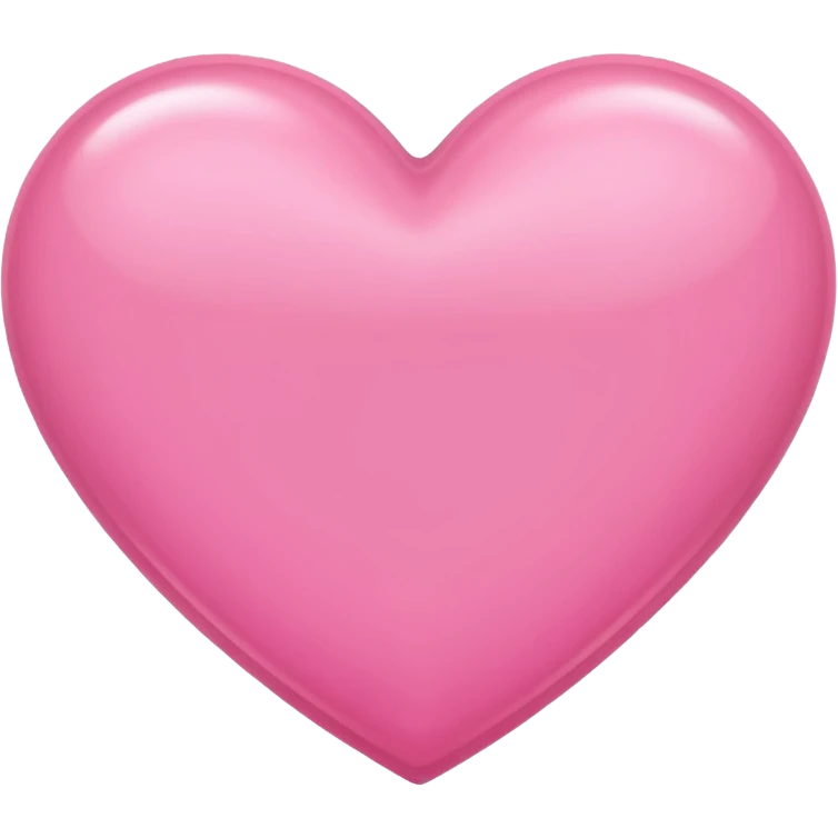Coração rosa estilo iPhone emoji