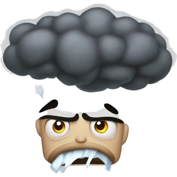 angry storm cloud emoji