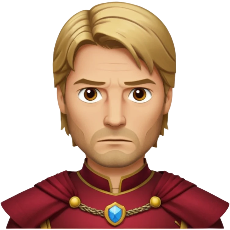 ajamie lannister character face only younger emoji