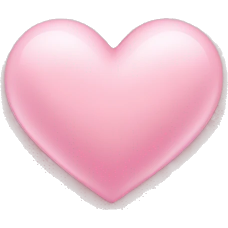 baby pink heart emoji