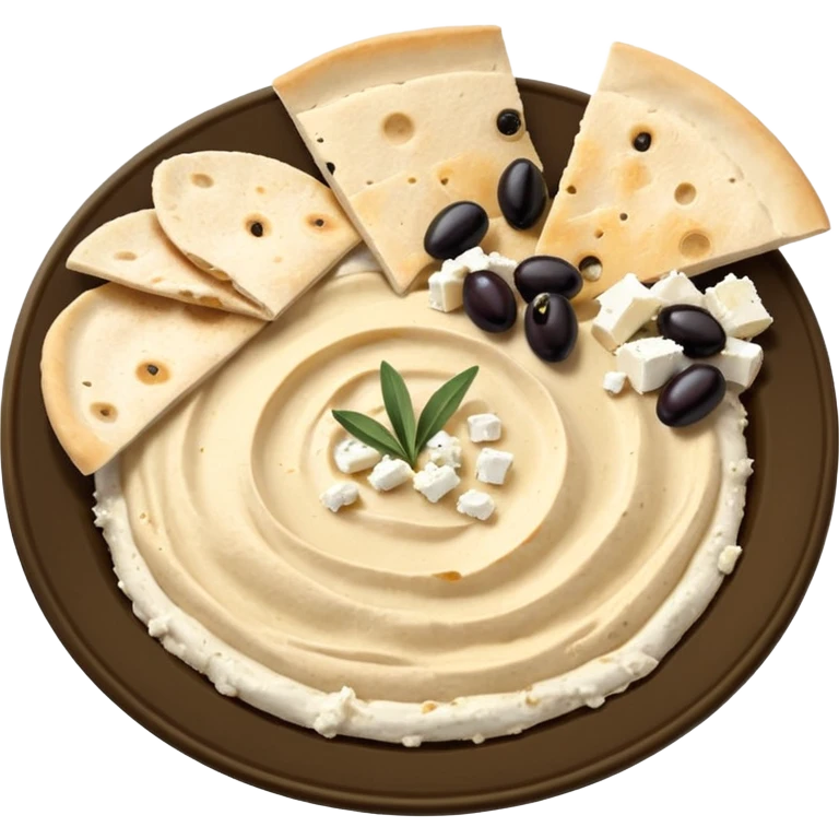 A mediterranean plate. emoji