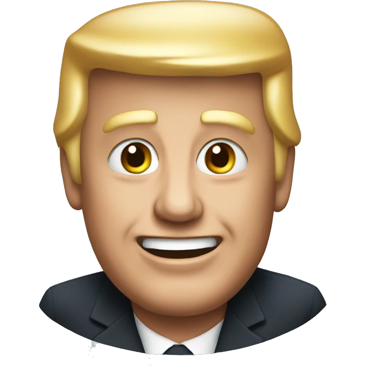 TRUMP happy emoji