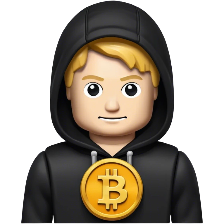 hackeur lego homme bitcoin emoji