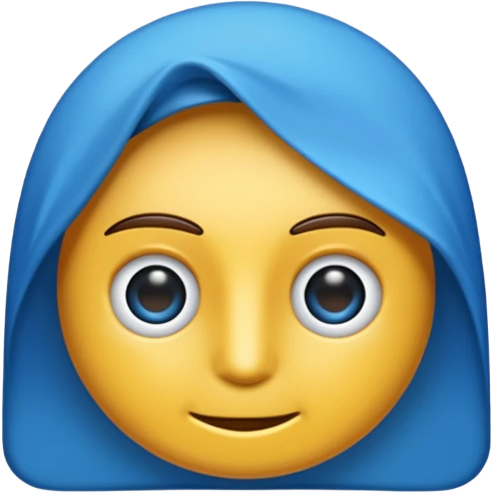Tırtıklı mavi tik emoji