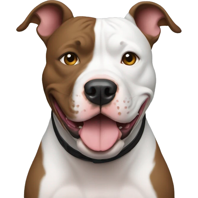 Un pitbull  emoji
