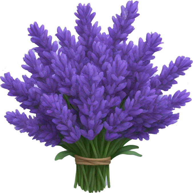 Big lavender buquet emoji