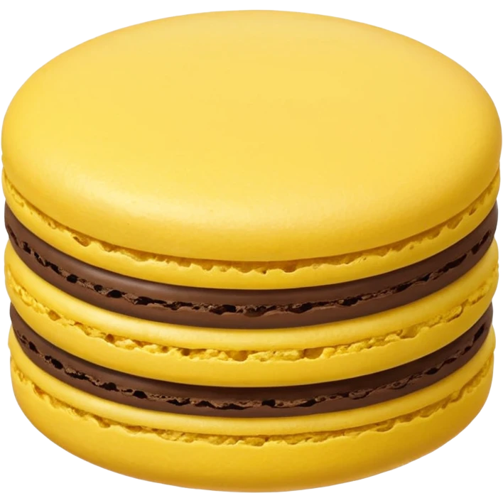 yellow macaron emoji