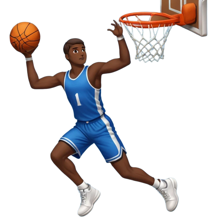 Basketball dunk emoji