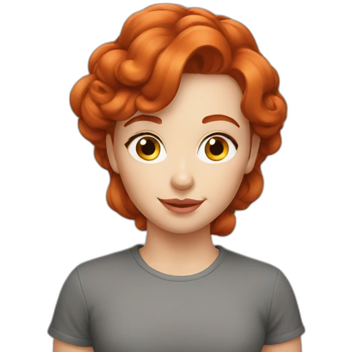 the most beautiful redhead in the world emoji