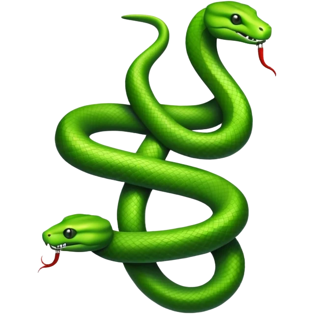 Symbol of pharmacy: the snake surrounding a green cross. emoji