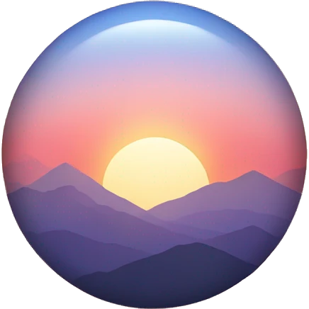Sunrise emoji