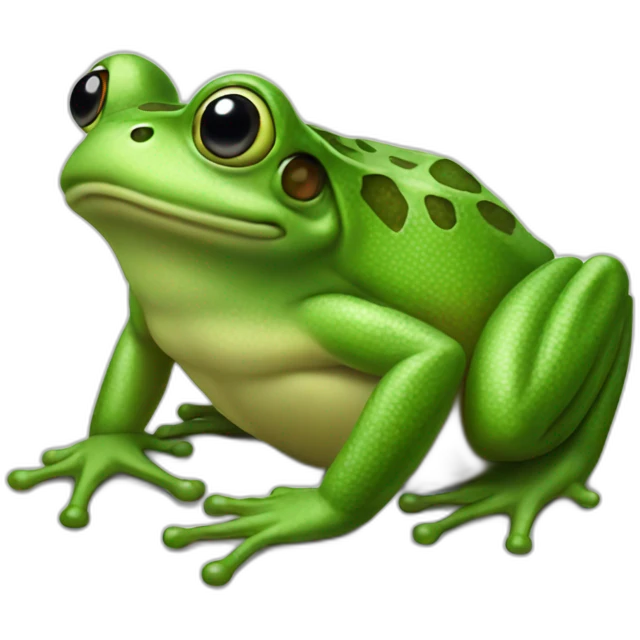 stoned frog emoji