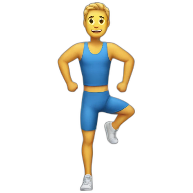stretch man emoji