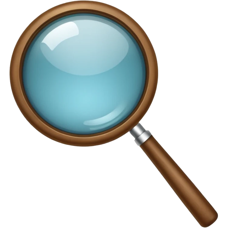 Magnify glass emoji