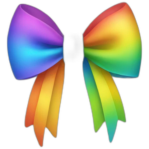 rainbow bow  emoji