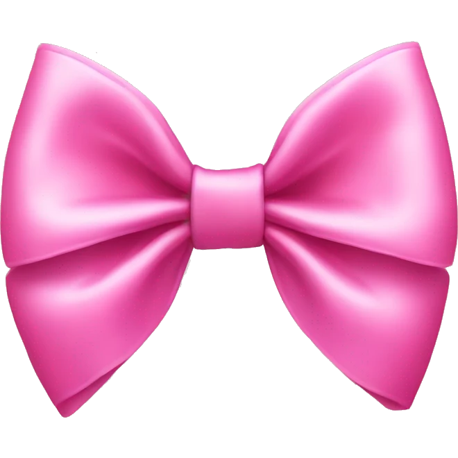 Pink bow emoji