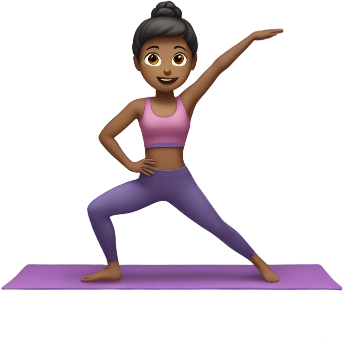 Pilates girl emoji
