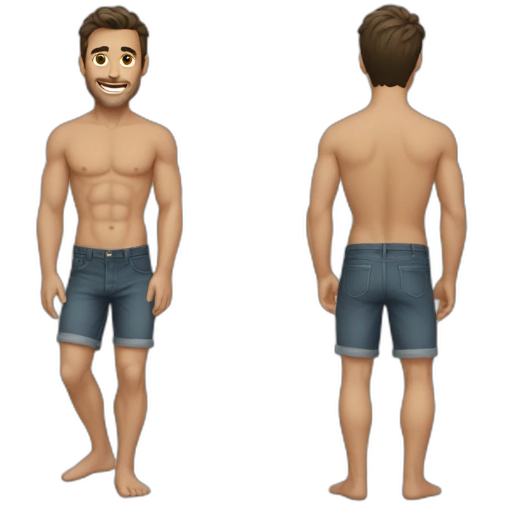 sexy man with feet emoji