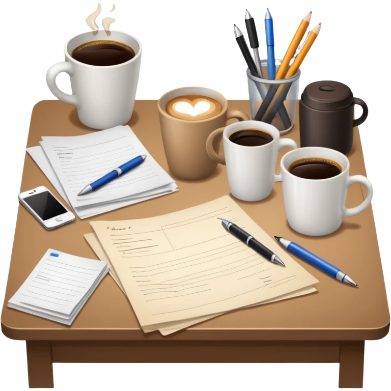 Messy Work Desk emoji