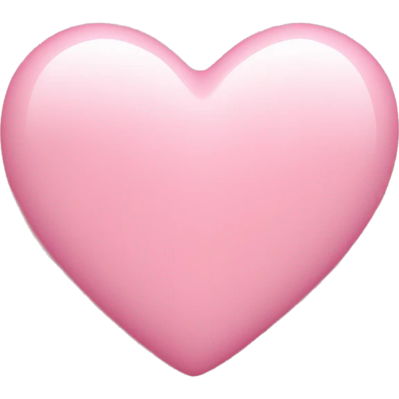 baby pink love heart emoji