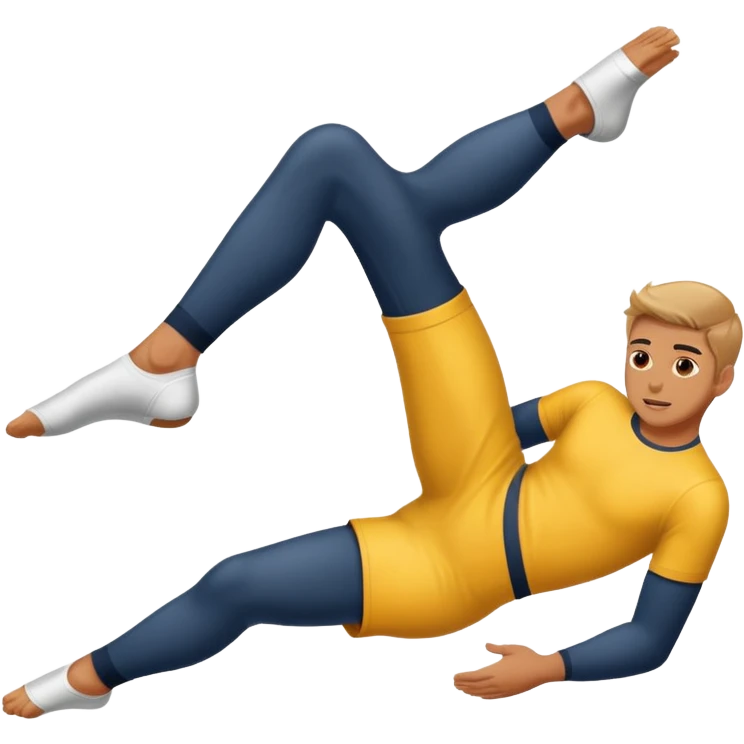 kicking my feet emoji